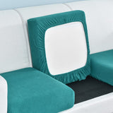 Elastic L-Shaped Sofa Slipcover for Living Room, Velvet Plush Couch Covers for Chaise Longue Seats - Ornate Home