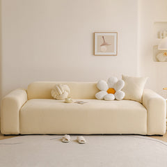 Elastic Stretch Sofa Cover Slipcover, Concentric Circle Jacquard Plush Couch Cover - Ornate Home