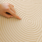 Elastic Stretch Sofa Cover Slipcover, Concentric Circle Jacquard Plush Couch Cover - Ornate Home