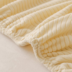 Elastic Stretch Sofa Cover Slipcover, Concentric Circle Jacquard Plush Couch Cover - Ornate Home