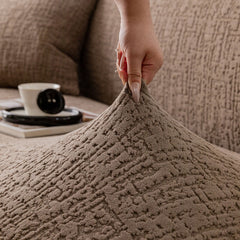 Elastic Stretch Sofa Cover Slipcover, Soft Plush Bubble Textured Jacquard Couch Cover - Ornate Home