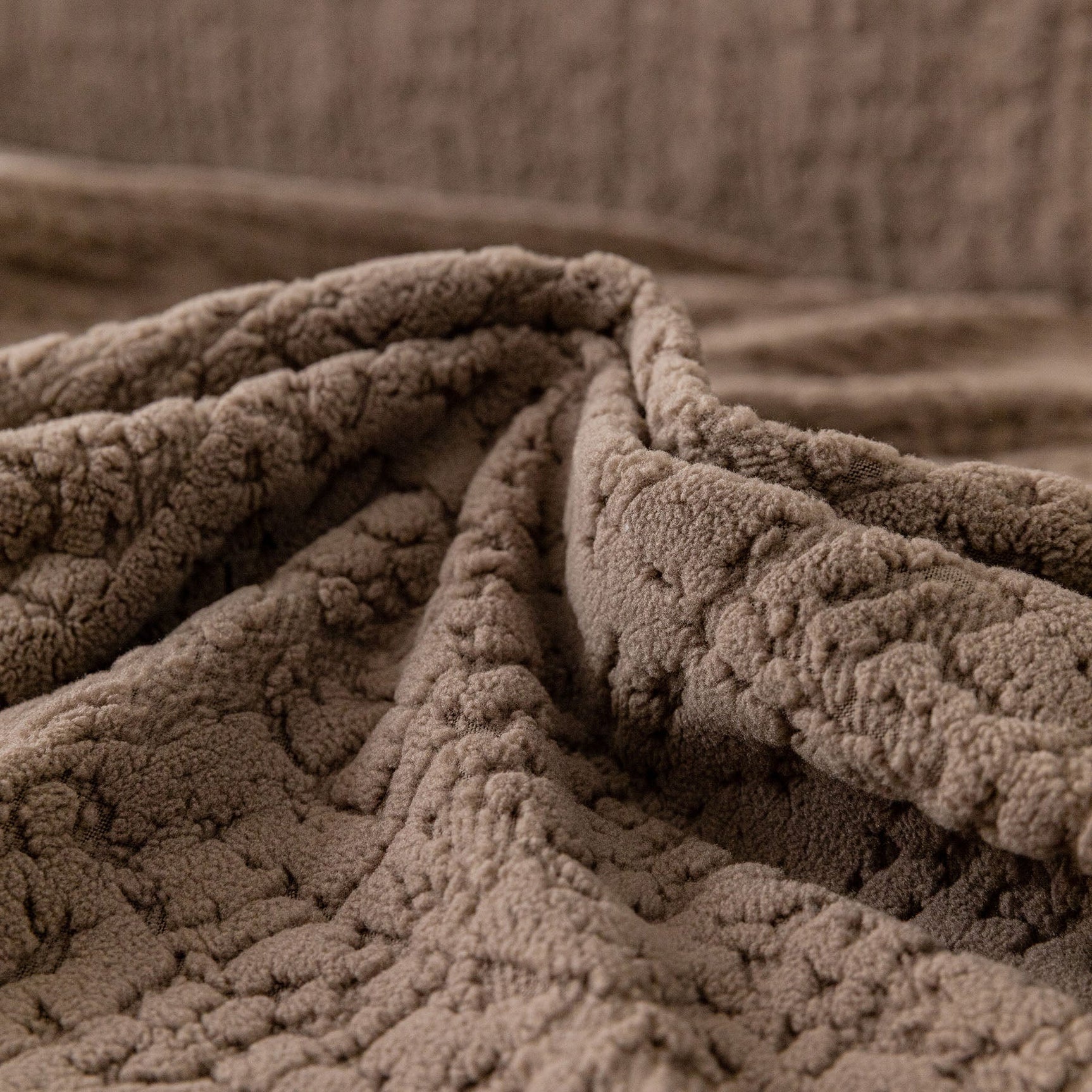 Elastic Stretch Sofa Cover Slipcover, Soft Plush Bubble Textured Jacquard Couch Cover - Ornate Home