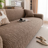 Elastic Stretch Sofa Cover Slipcover, Soft Plush Bubble Textured Jacquard Couch Cover - Ornate Home