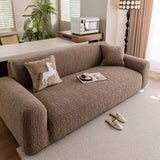 Elastic Stretch Sofa Cover Slipcover, Soft Plush Bubble Textured Jacquard Couch Cover - Ornate Home