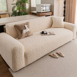 Elastic Stretch Sofa Cover Slipcover, Soft Plush Bubble Textured Jacquard Couch Cover - Ornate Home