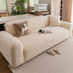 Elastic Stretch Sofa Cover Slipcover, Soft Plush Bubble Textured Jacquard Couch Cover - Ornate Home