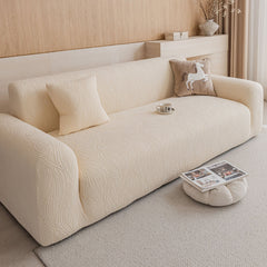 Elastic Stretch Sofa Cover Slipcover,  Thick Plush Wavy Flowing Texture Couch Cover - Ornate Home