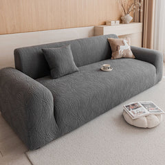 Elastic Stretch Sofa Cover Slipcover,  Thick Plush Wavy Flowing Texture Couch Cover - Ornate Home