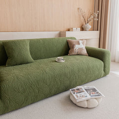 Elastic Stretch Sofa Cover Slipcover,  Thick Plush Wavy Flowing Texture Couch Cover - Ornate Home