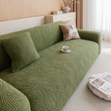 Elastic Stretch Sofa Cover Slipcover,  Thick Plush Wavy Flowing Texture Couch Cover - Ornate Home