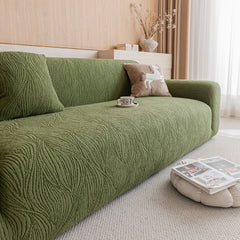 Elastic Stretch Sofa Cover Slipcover,  Thick Plush Wavy Flowing Texture Couch Cover - Ornate Home