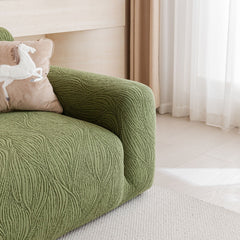 Elastic Stretch Sofa Cover Slipcover,  Thick Plush Wavy Flowing Texture Couch Cover - Ornate Home