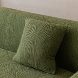 Elastic Stretch Sofa Cover Slipcover,  Thick Plush Wavy Flowing Texture Couch Cover - Ornate Home