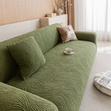 Elastic Stretch Sofa Cover Slipcover,  Thick Plush Wavy Flowing Texture Couch Cover - Ornate Home