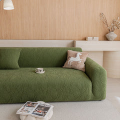 Elastic Stretch Sofa Cover Slipcover,  Thick Plush Wavy Flowing Texture Couch Cover - Ornate Home