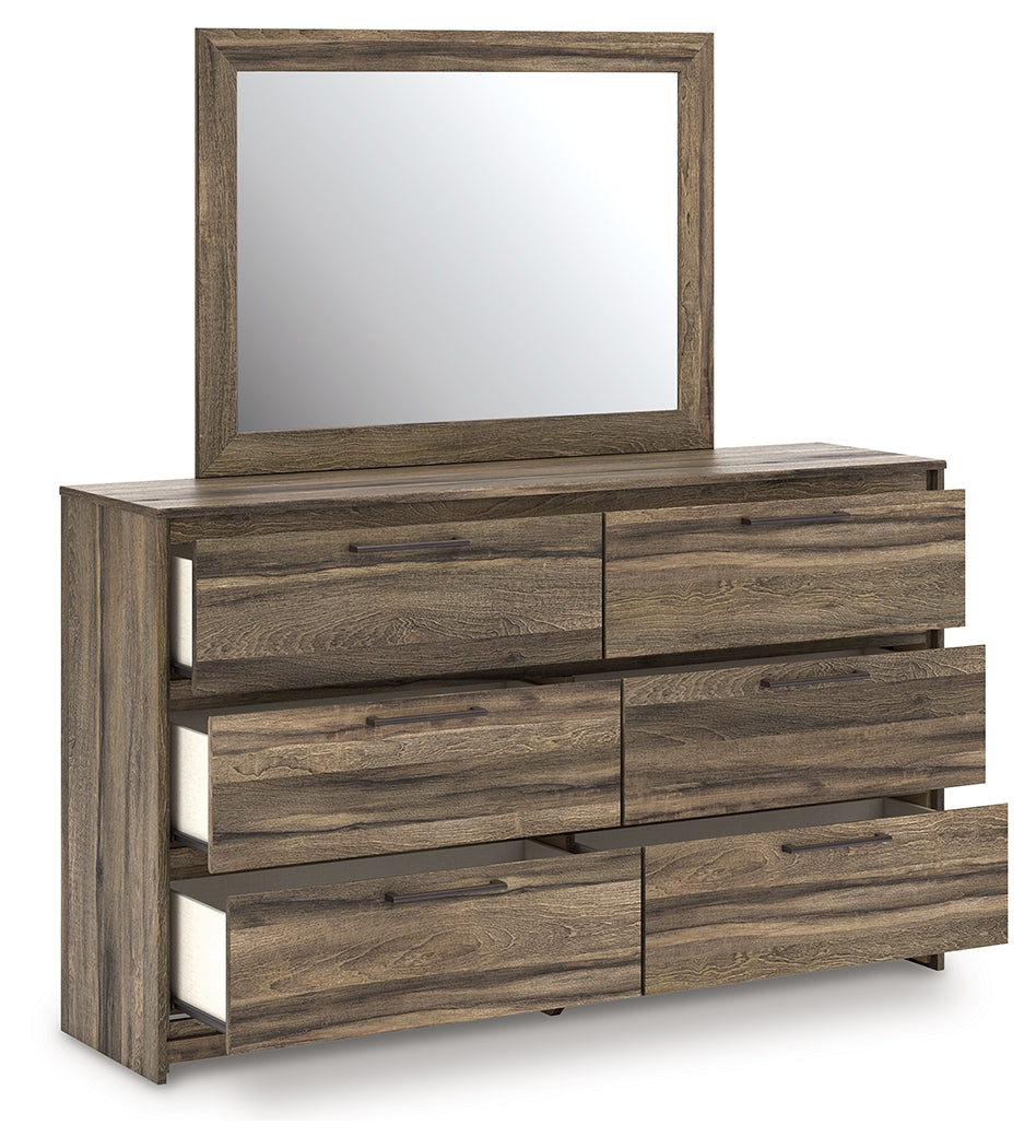 Elbrim Brown Dresser and Mirror (Online Special Price) - Ornate Home