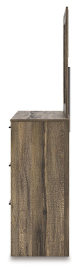 Elbrim Brown Dresser and Mirror (Online Special Price) - Ornate Home