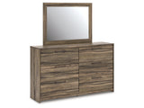 Elbrim Brown Dresser and Mirror - Ornate Home
