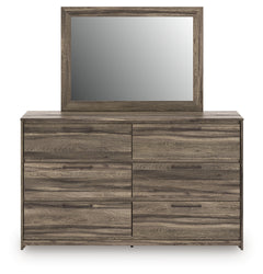 Elbrim Brown Full Panel Bed, Dresser and Mirror - Ornate Home