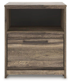 Elbrim Brown Full Panel Storage Bed, Dresser, Mirror and 2 Nightstands - Ornate Home
