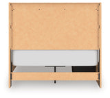 Elbrim Brown Full Panel Storage Bed, Dresser and Mirror (Online Special Price) - Ornate Home