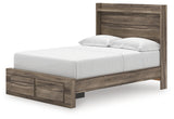 Elbrim Brown Full Panel Storage Bed, Dresser and Mirror (Online Special Price) - Ornate Home