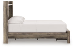 Elbrim Brown Full Panel Storage Bed, Dresser and Mirror - Ornate Home