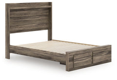 Elbrim Brown Full Panel Storage Bed, Dresser and Mirror - Ornate Home