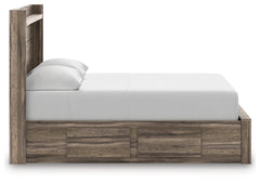 Elbrim Brown Full Panel Storage Bed, Dresser and Mirror - Ornate Home