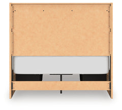 Elbrim Brown Full Panel Storage Bed, Dresser and Mirror - Ornate Home