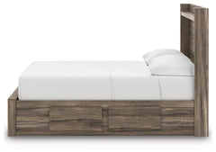 Elbrim Brown Full Panel Storage Bed, Dresser and Mirror - Ornate Home