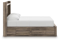 Elbrim Brown Full Panel Storage Bed, Dresser and Mirror - Ornate Home