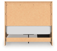 Elbrim Brown Full Panel Storage Bed, Dresser and Mirror - Ornate Home