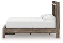 Elbrim Brown Full Panel Storage Bed, Dresser and Mirror - Ornate Home