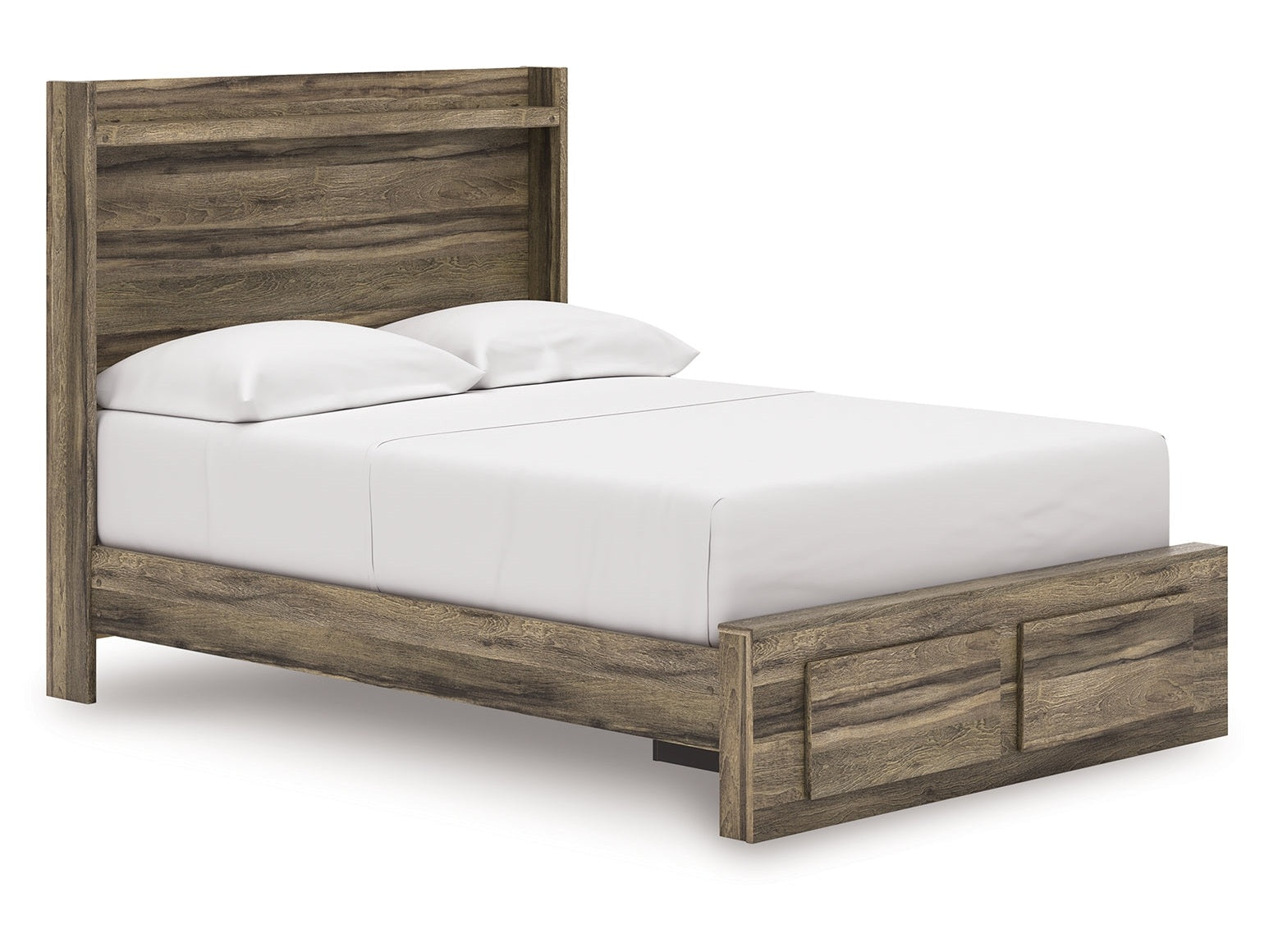 Elbrim Brown Full Panel Storage Bed - Ornate Home