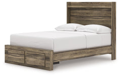 Elbrim Brown Full Panel Storage Bed - Ornate Home