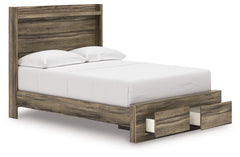 Elbrim Brown Full Panel Storage Bed - Ornate Home
