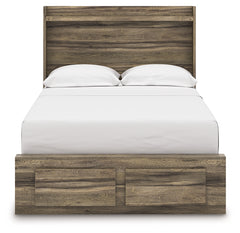 Elbrim Brown Full Panel Storage Bed - Ornate Home