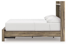 Elbrim Brown Full Panel Storage Bed - Ornate Home