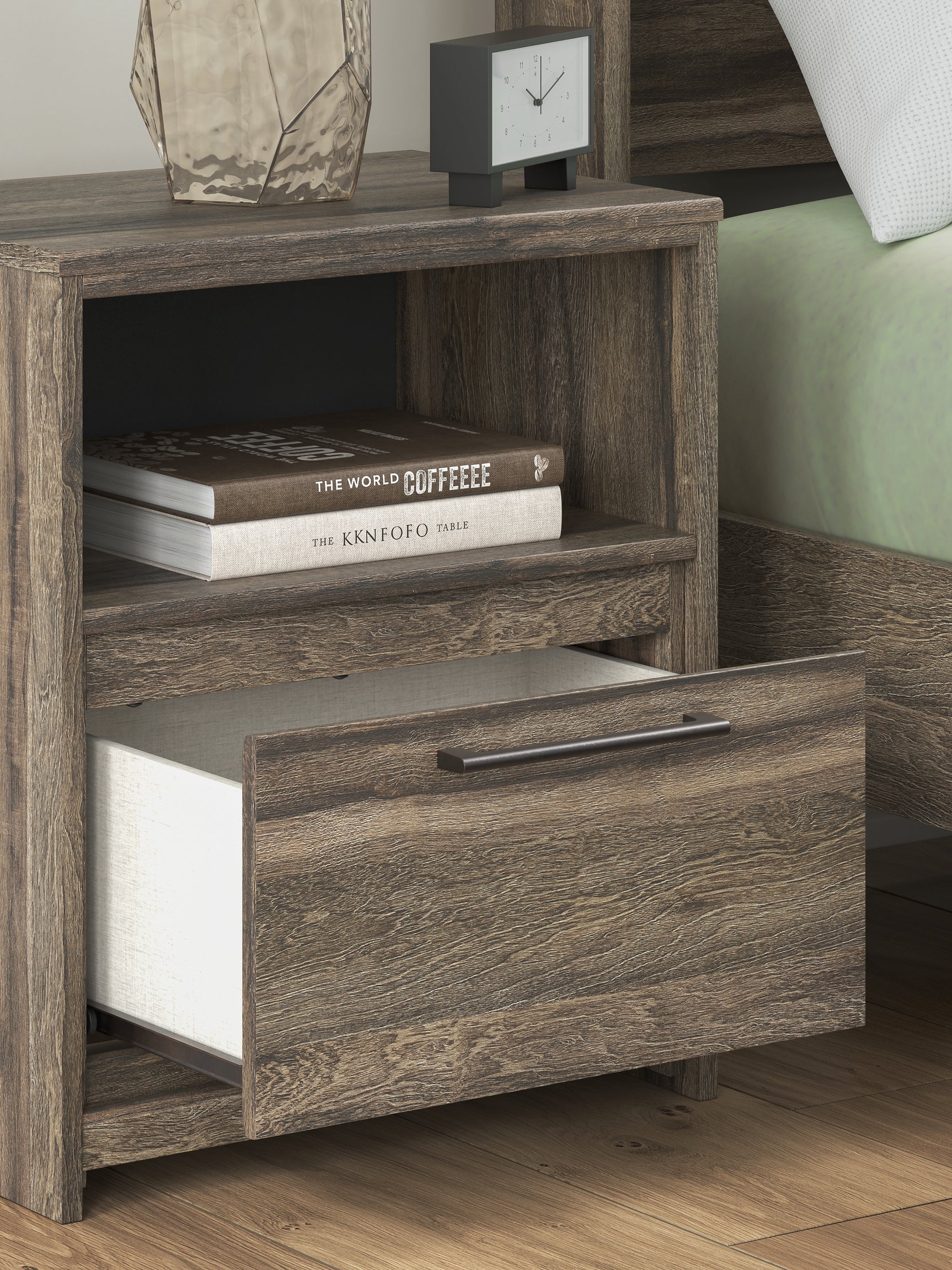 Elbrim Brown Full Storage Bed, Dresser and Nightstand (Online Special Price) - Ornate Home