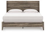 Elbrim Brown King Panel Bed, Dresser, Mirror and 2 Nightstands - Ornate Home
