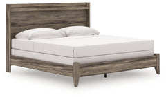 Elbrim Brown King Panel Bed, Dresser, Mirror and 2 Nightstands - Ornate Home