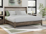 Elbrim Brown King Panel Bed, Dresser, Mirror and 2 Nightstands - Ornate Home