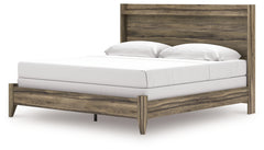Elbrim Brown King Panel Bed - Ornate Home