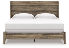 Elbrim Brown King Panel Bed - Ornate Home