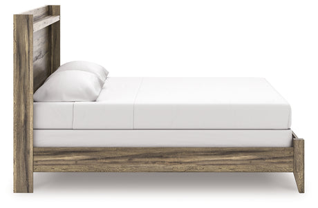 Elbrim Brown King Panel Bed - Ornate Home