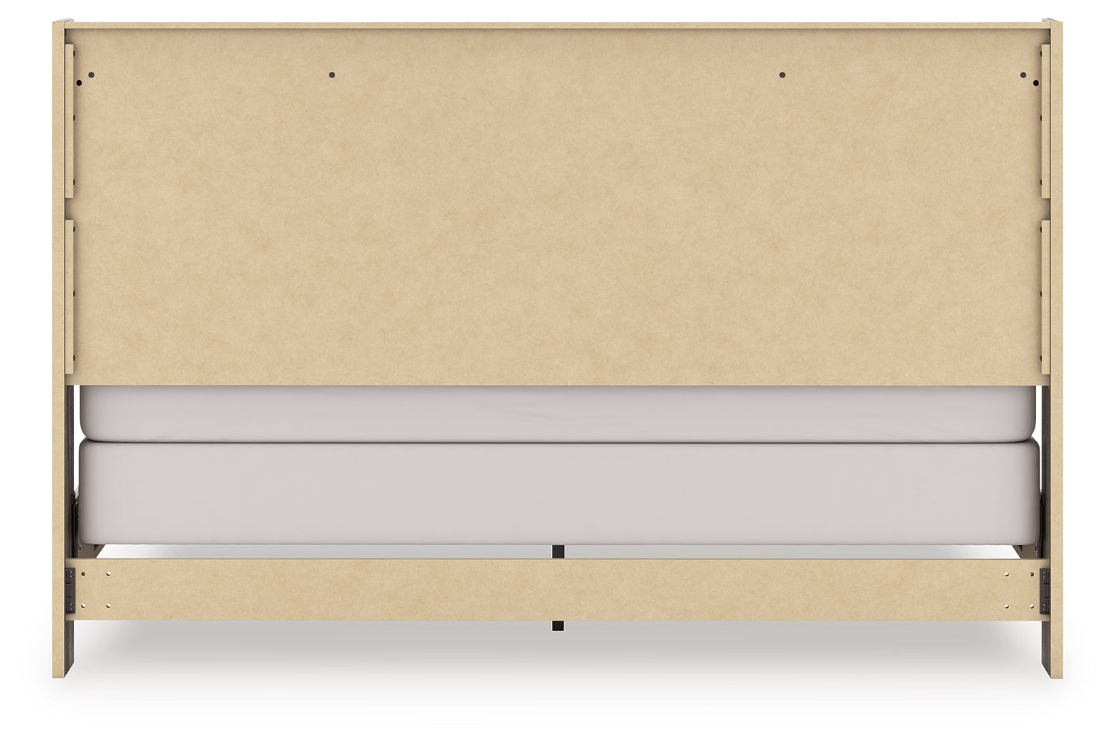 Elbrim Brown King Panel Bedroom Set with Dresser, Mirror and Nightstand - Ornate Home