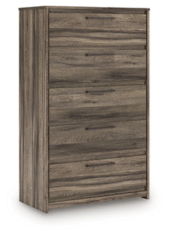 Elbrim Brown King Panel Storage Bed, Chest and Nightstand - Ornate Home