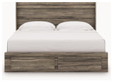 Elbrim Brown King Panel Storage Bed, Chest and Nightstand - Ornate Home