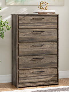 Elbrim Brown King Panel Storage Bed, Chest and Nightstand - Ornate Home